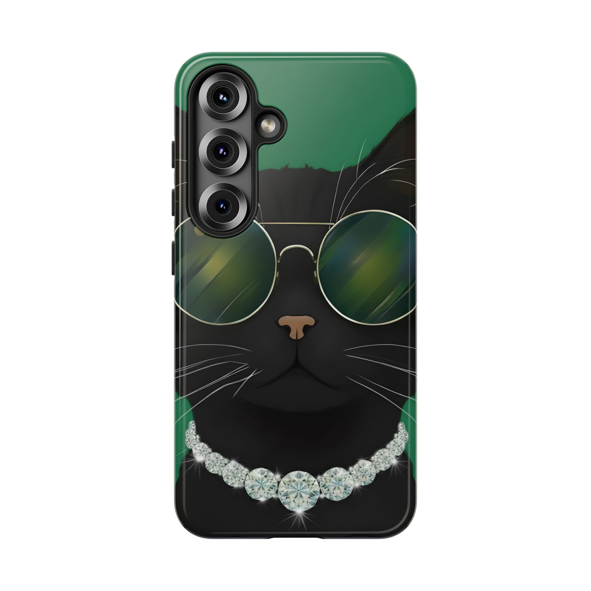 Purrlux Vibes - Glam Cat iPhone - Samsung Galaxy case