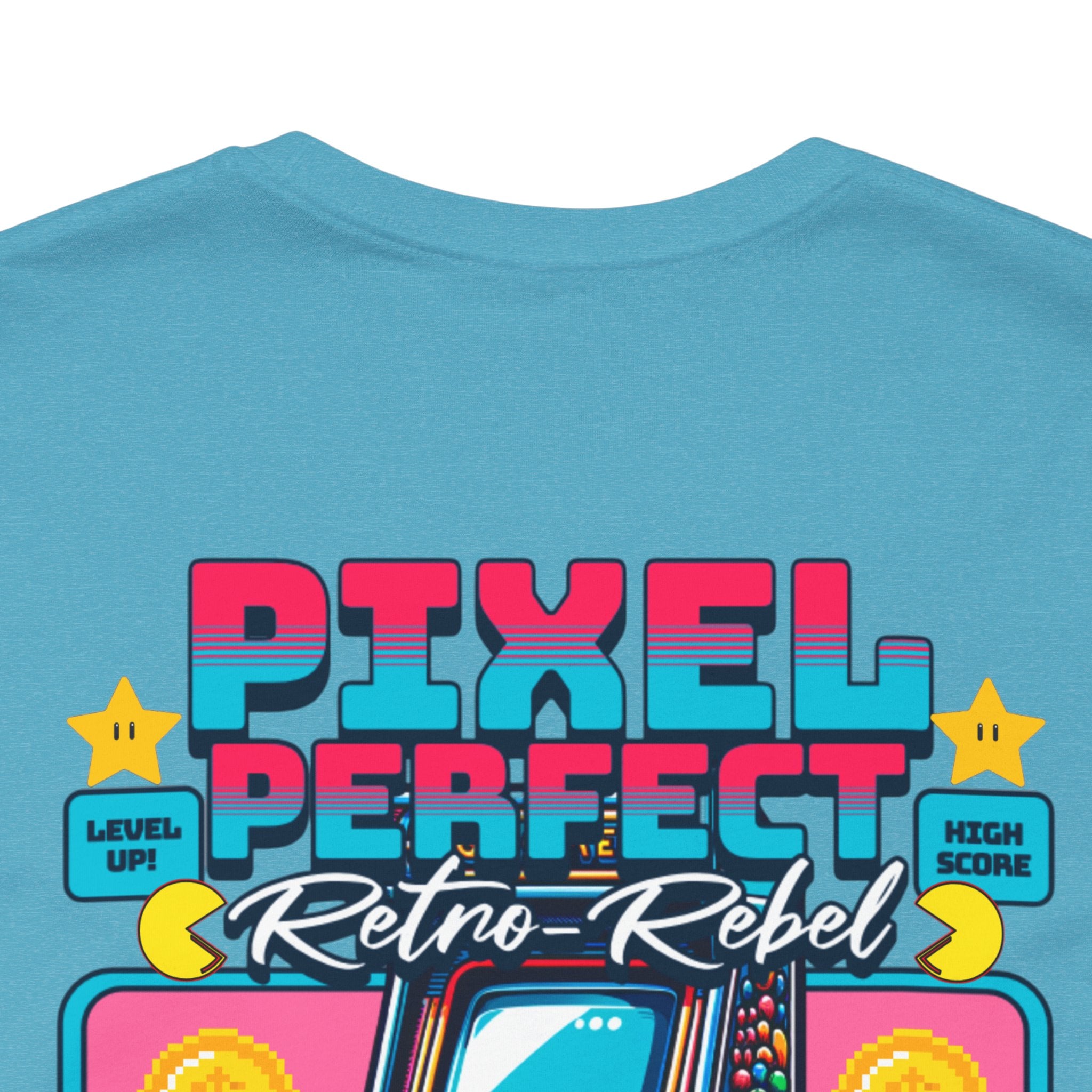 Retro Arcade Unisex Shirt - Insert Coin to look Cooler, Pixel Perfect - Retro Rebel , Y2K Shirt , 80s 90s Gamer Tee