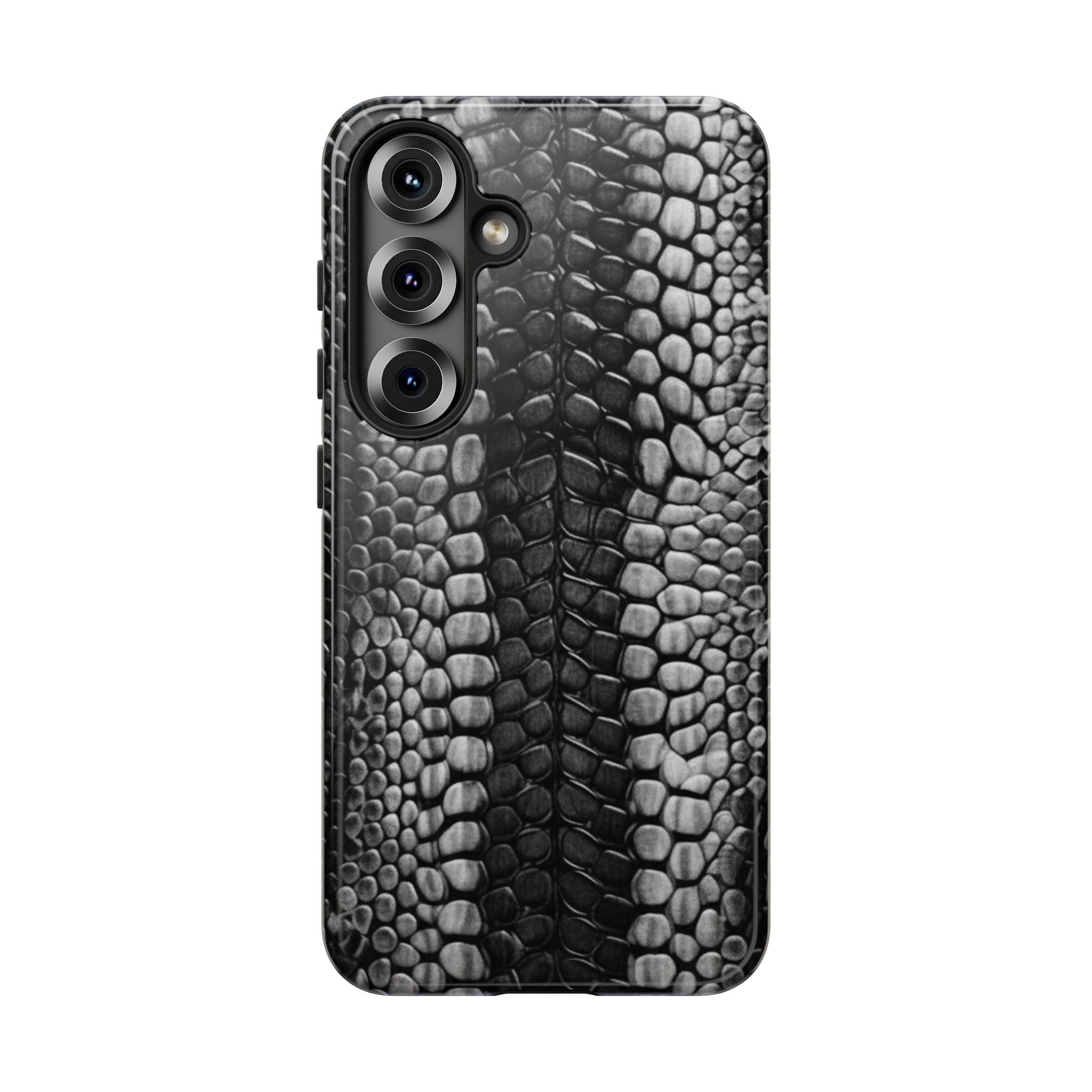 Sssleek & Dangerous - Black Snake Print Phone Case - iPhone 17 - Samsung Galaxy