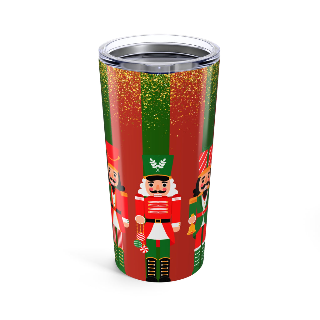 Nutcracker Holiday Tumbler - 20oz, Christmas Drinkware, Festive