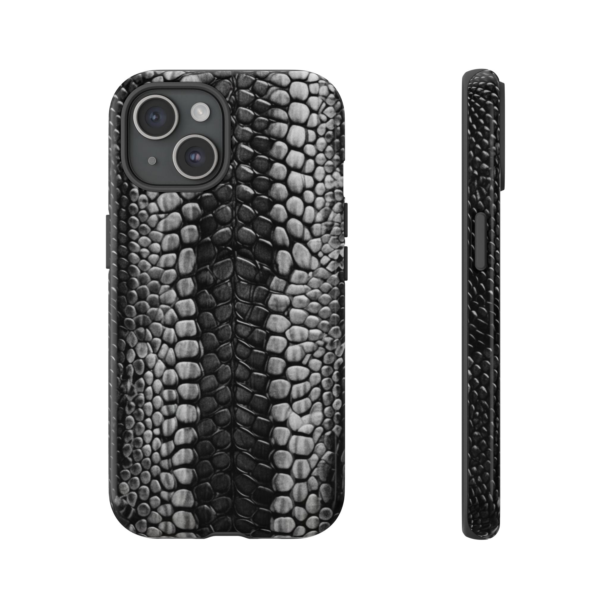 Sssleek & Dangerous - Black Snake Print Phone Case - iPhone 17 - Samsung Galaxy