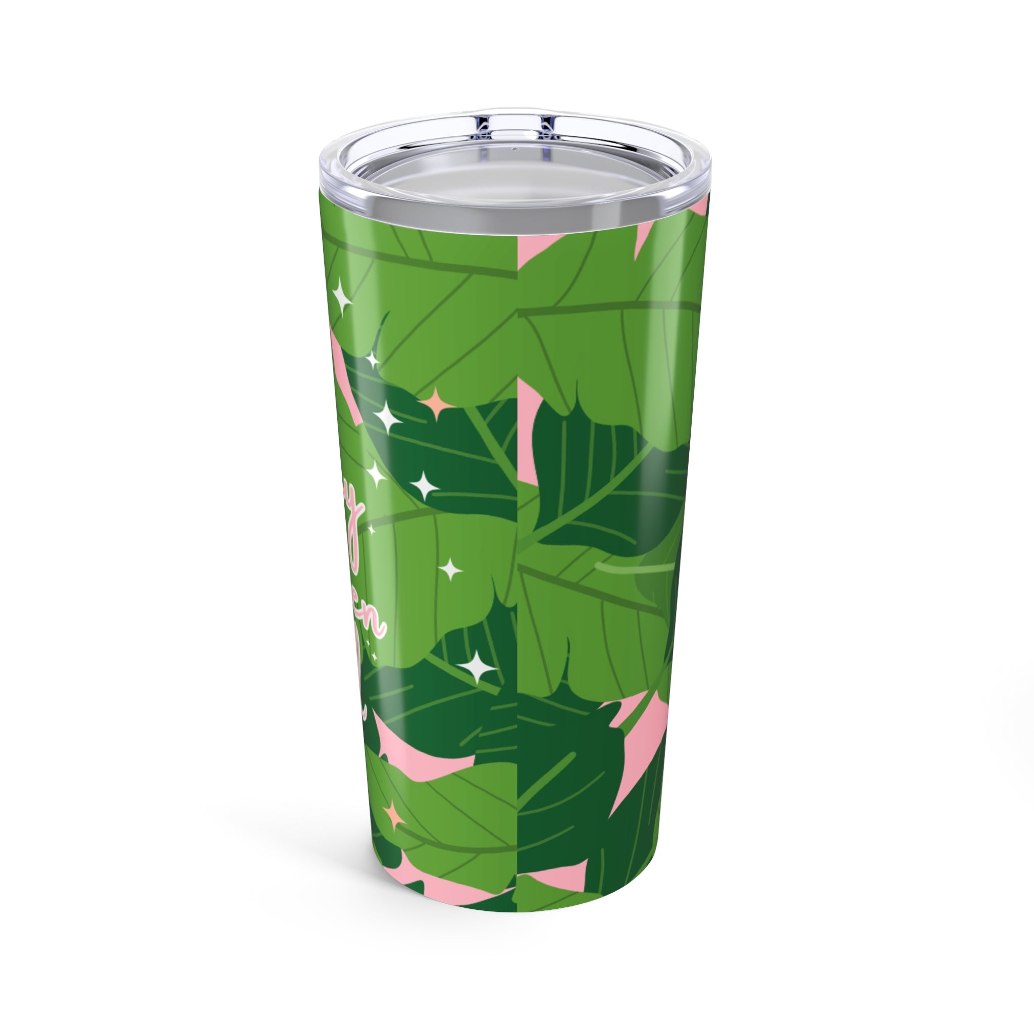 Tropical Leaf Tumbler, Golden Girls Inspired , Stay Golden Girl 20 oz