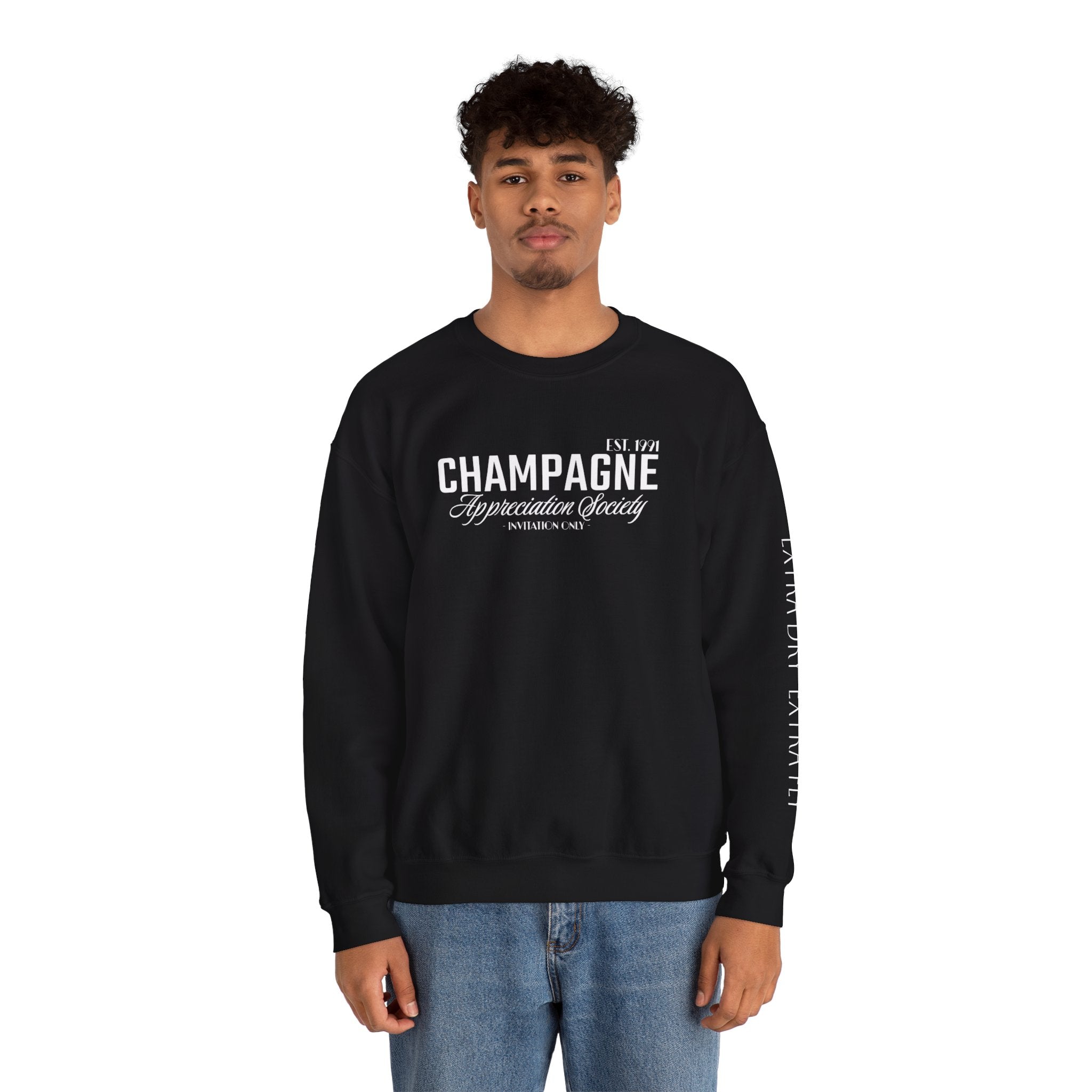 Champagne Appreciation Society Sweatshirt, Unisex - Comfy Polyblend