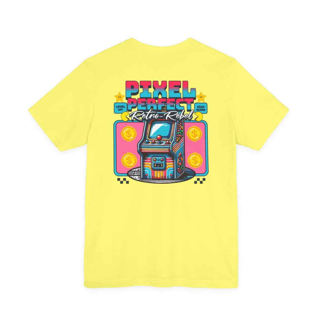 Retro Arcade Unisex Shirt - Insert Coin to look Cooler, Pixel Perfect - Retro Rebel , Y2K Shirt , 80s 90s Gamer Tee