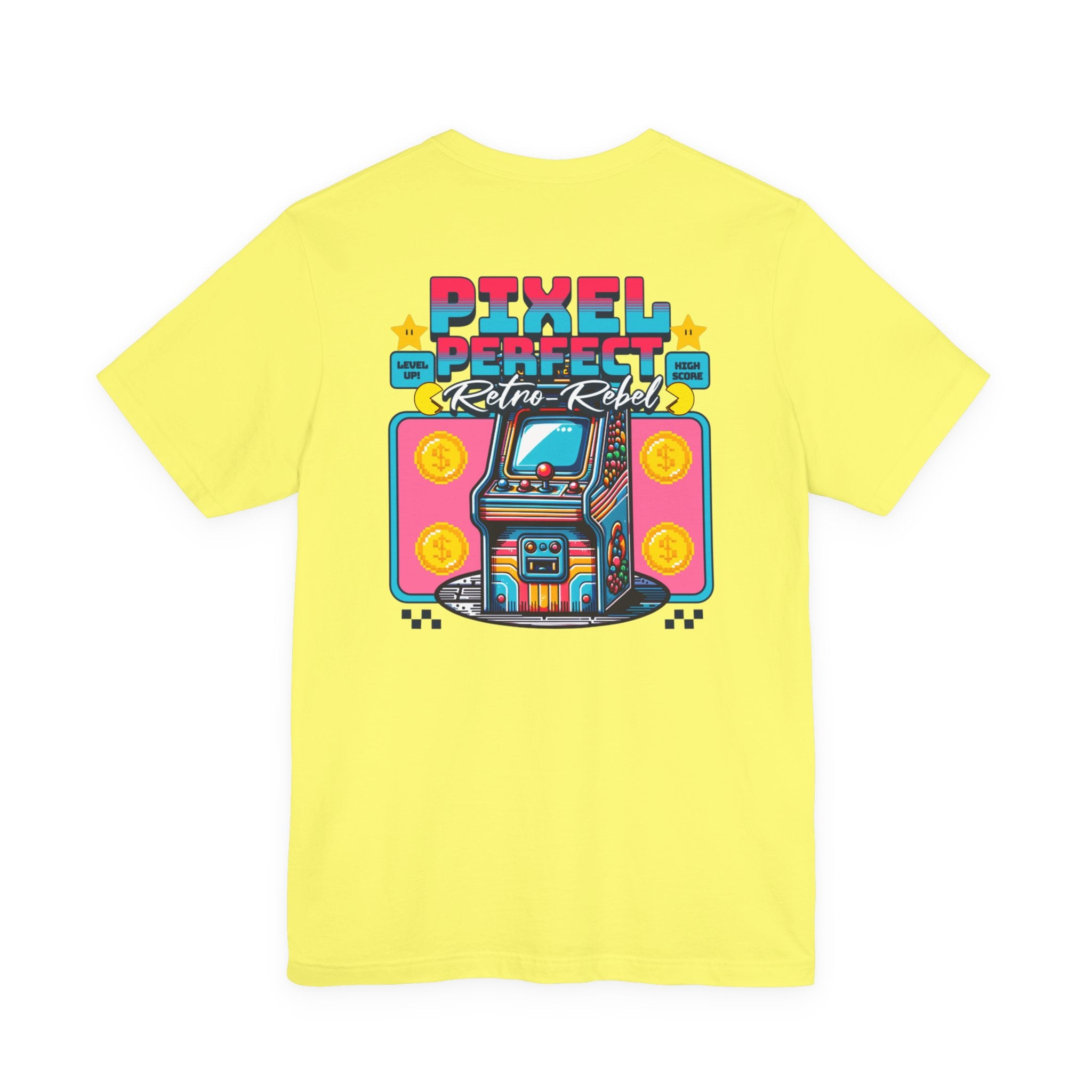 Retro Arcade Unisex Shirt - Insert Coin to look Cooler, Pixel Perfect - Retro Rebel , Y2K Shirt , 80s 90s Gamer Tee