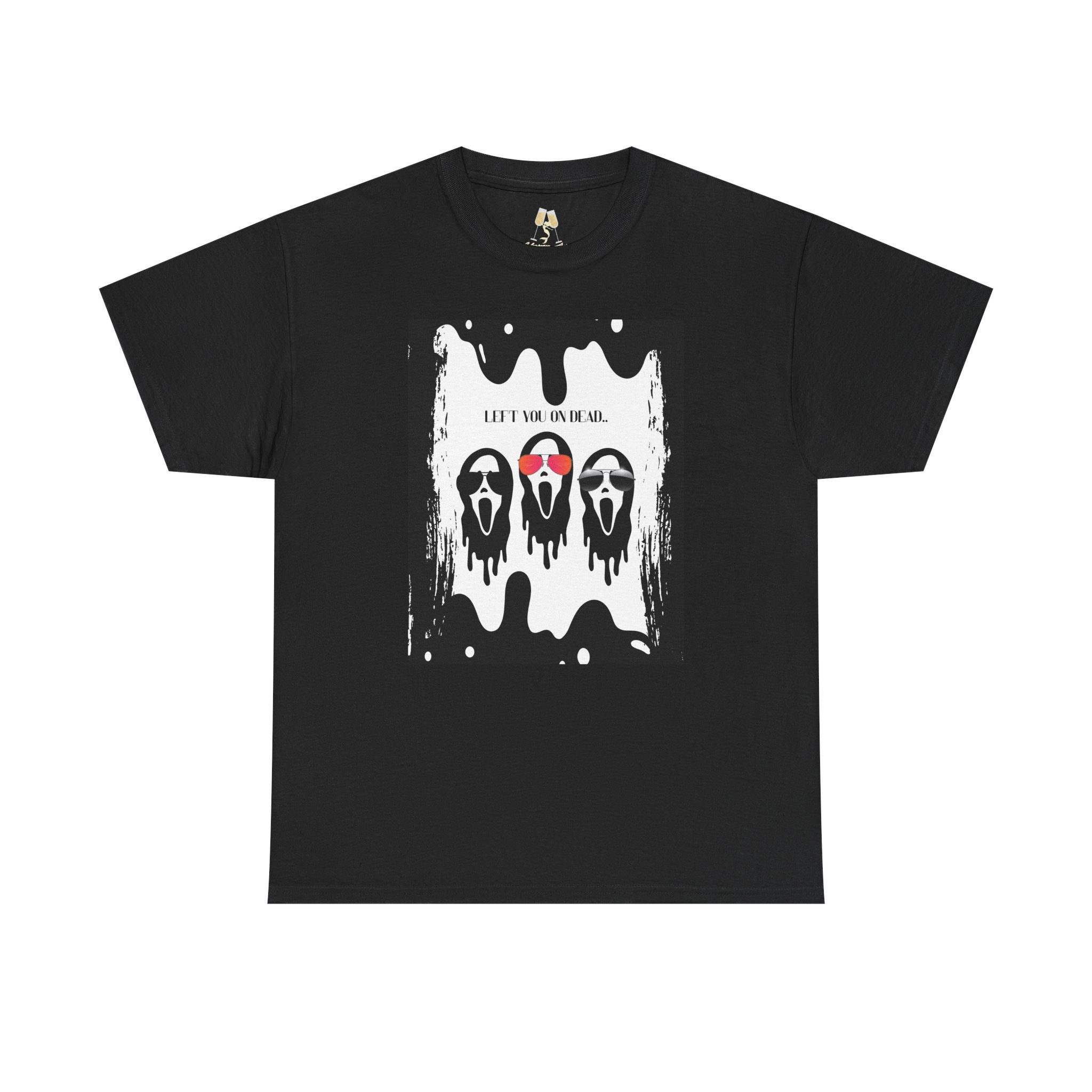 Left You On Dead, Scream Inspired Unisex Tee, Y2K Vibes