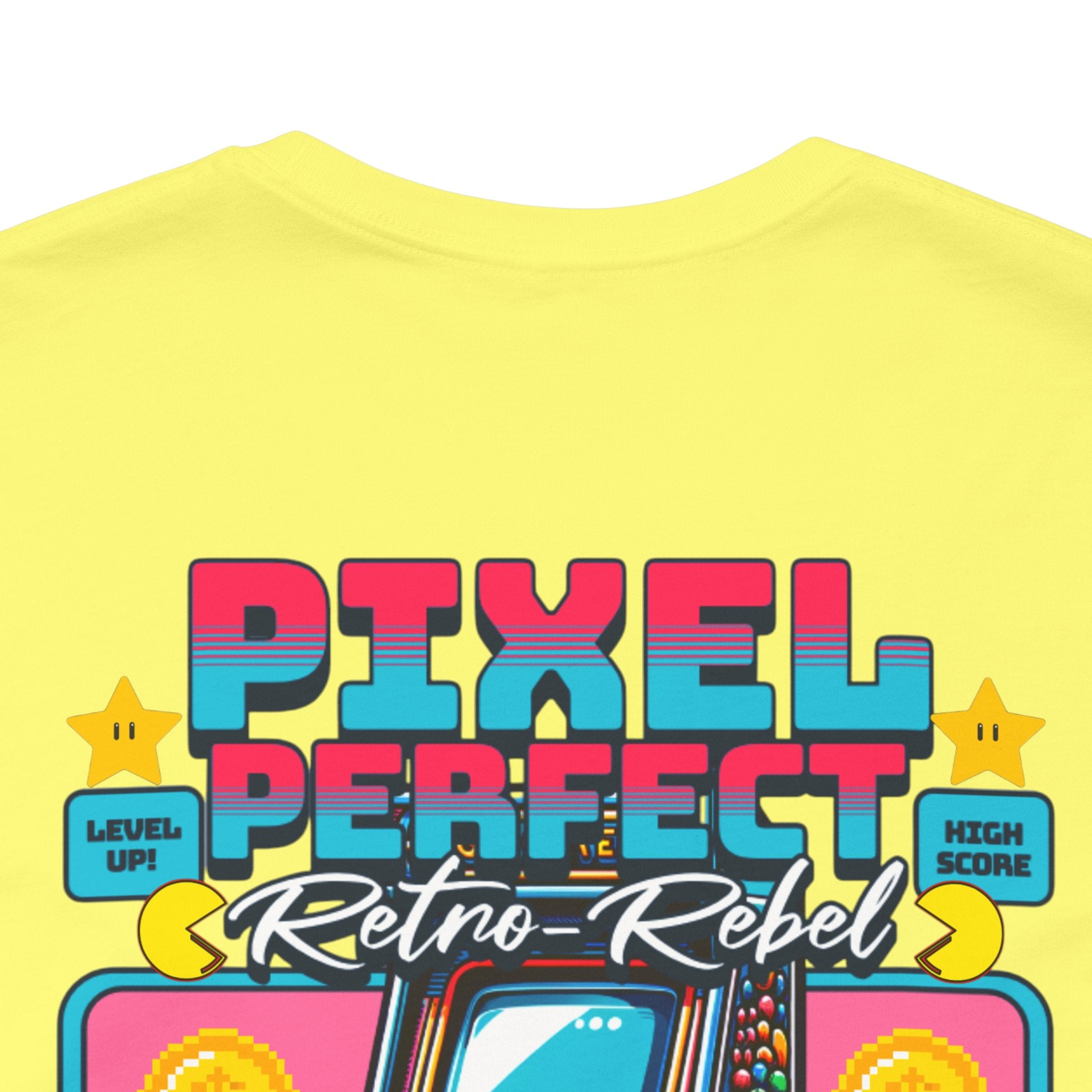 Retro Arcade Unisex Shirt - Insert Coin to look Cooler, Pixel Perfect - Retro Rebel , Y2K Shirt , 80s 90s Gamer Tee