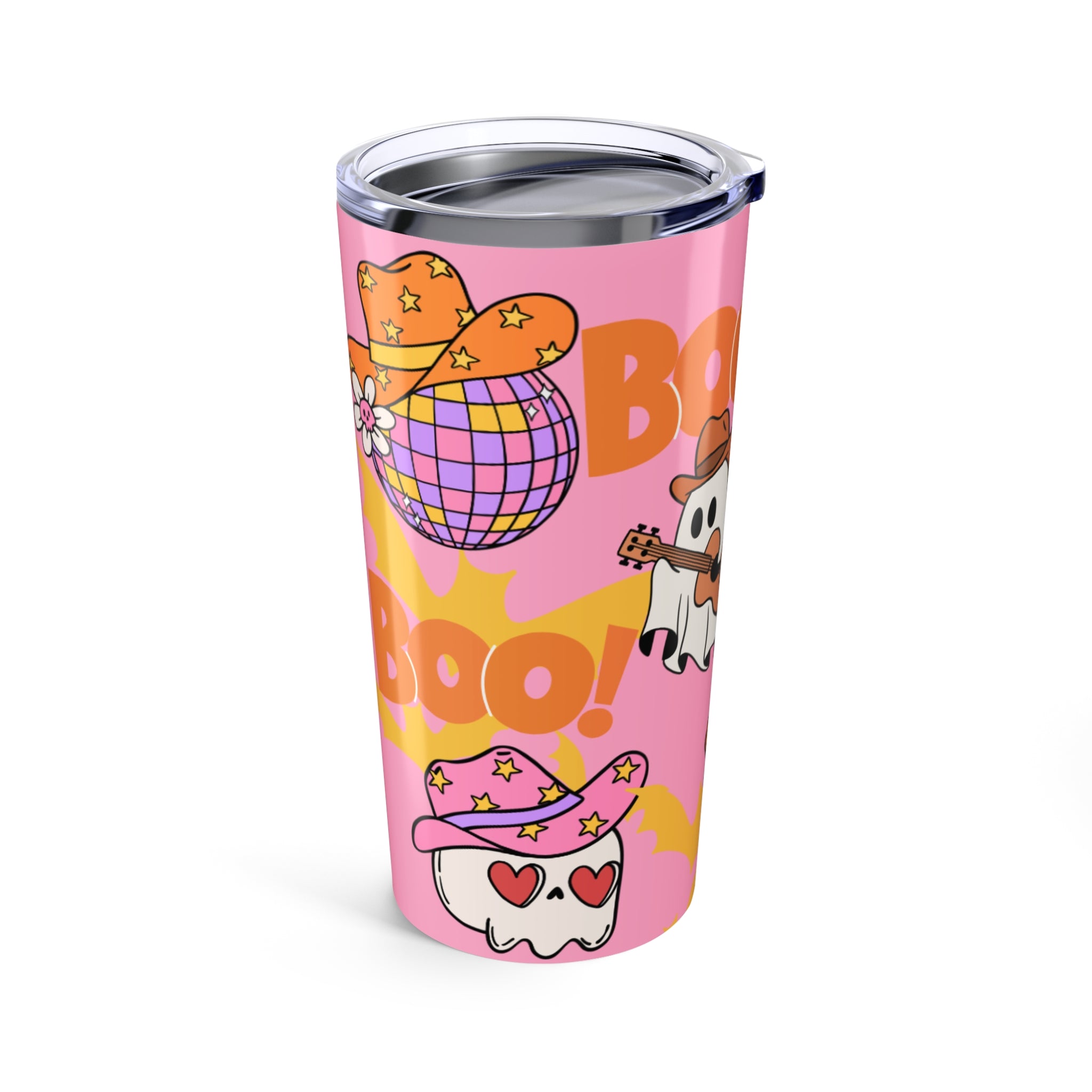 Cowgirl ghost tumbler , 20 oz hot girl halloween cup