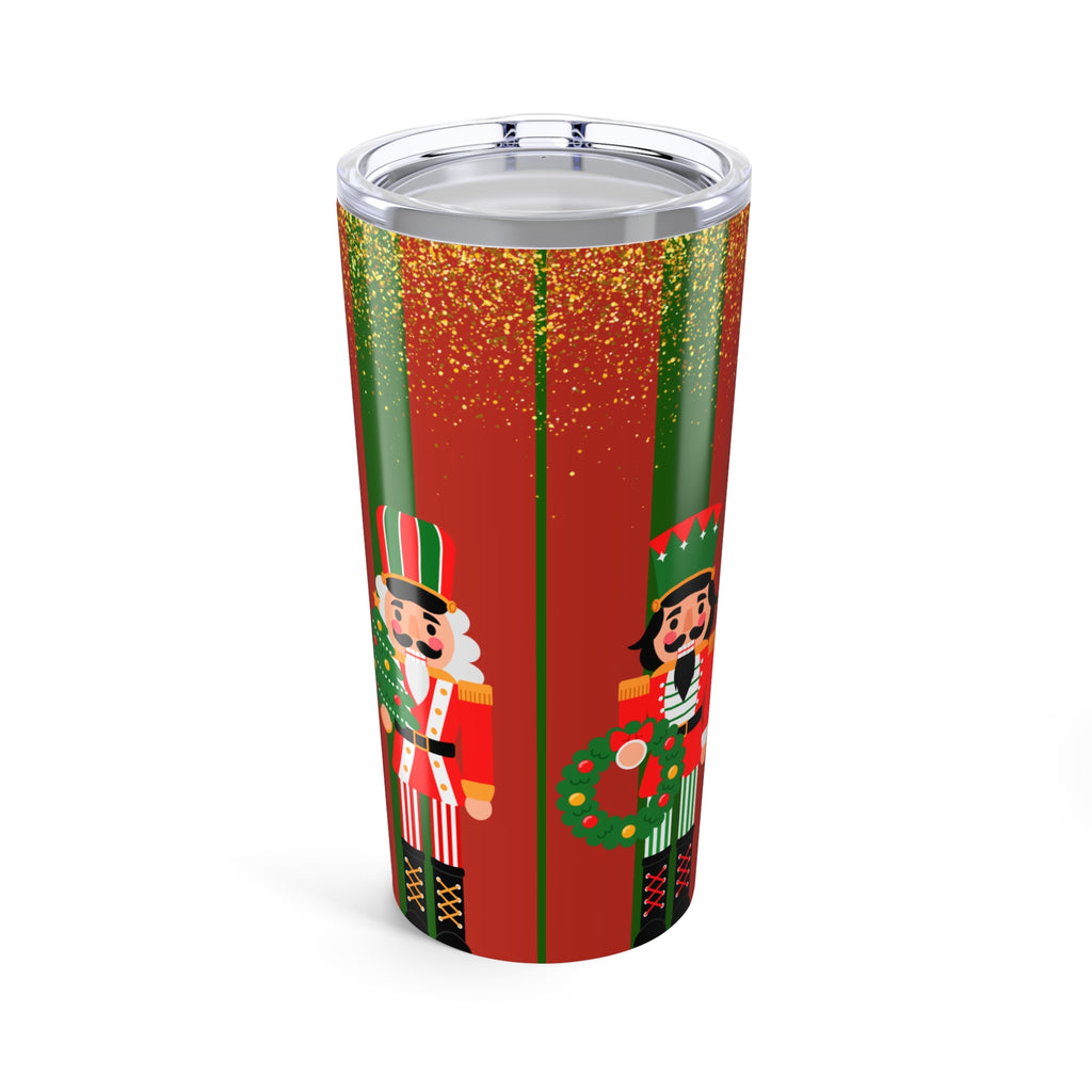 Nutcracker Holiday Tumbler - 20oz, Christmas Drinkware, Festive