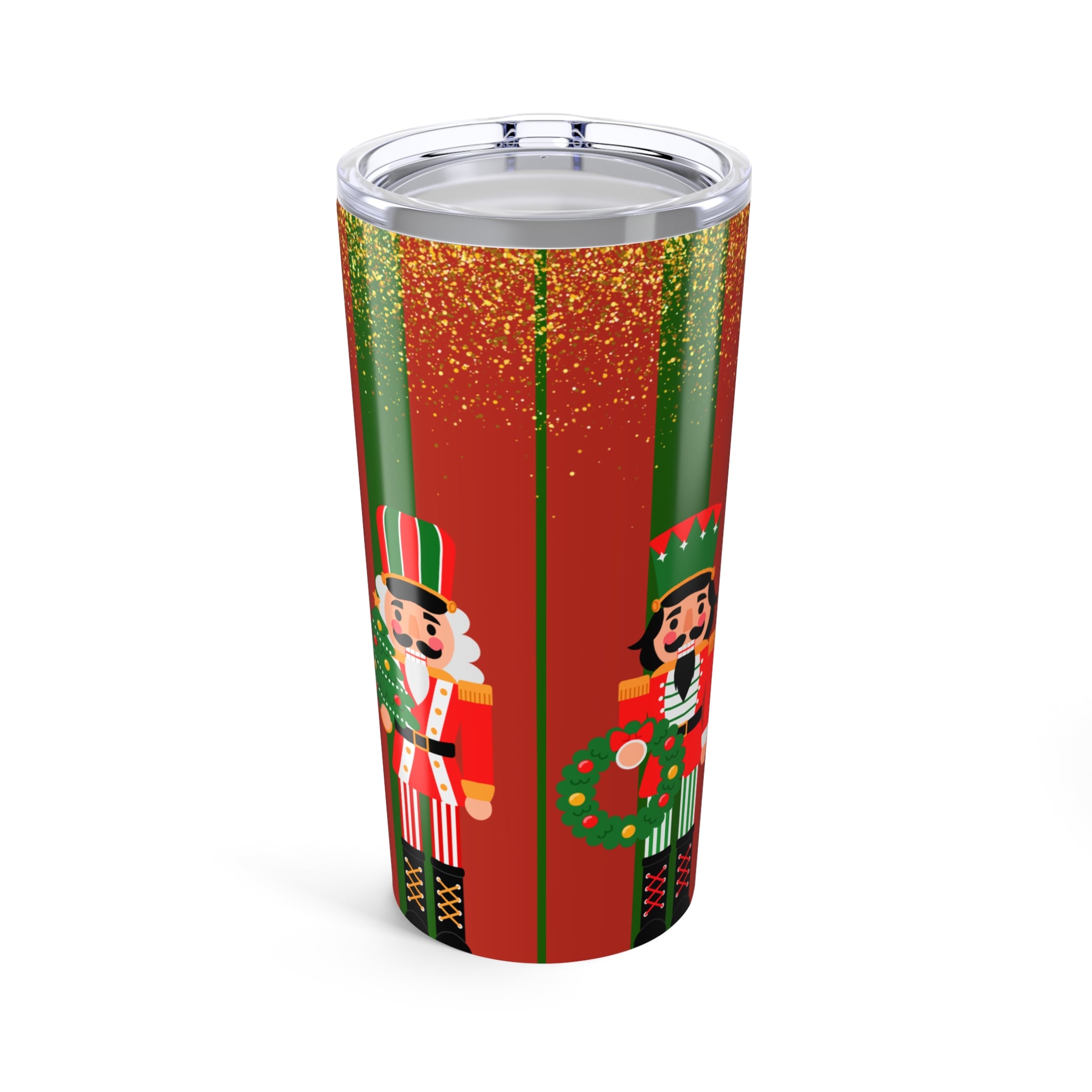Nutcracker Holiday Tumbler - 20oz, Christmas Drinkware, Festive